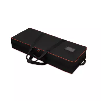 Tekstylna trybunka LED z półką