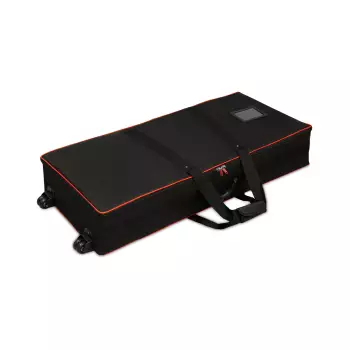 Tekstylna trybunka LED z półką