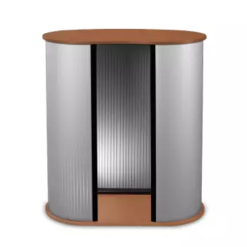 Trybunka Promo 2 nerka - blat w kolorze drewna