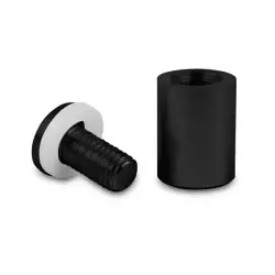 Dystans aluminiowy (czarny mat) - 15x25