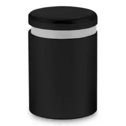 Dystans aluminiowy (czarny mat) - 25x25