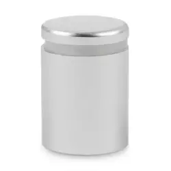 Dystans aluminiowy (srebrna satyna) - 19x19