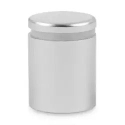 Dystans aluminiowy (srebrna satyna) - 25x19