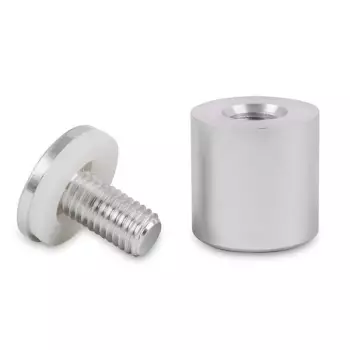 Dystans aluminiowy - 19x25, srebrny mat