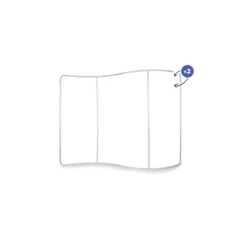 Ścianka tekstylna Atlantis S 300x230