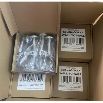 Mocowanie ściana - ściana do systemu linkowego