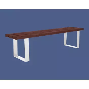 Ławka Riga z plastiku z recyklingu