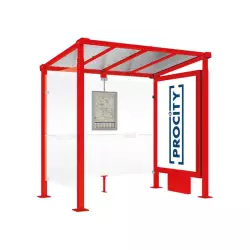 Wiata przystankowa Mediolan