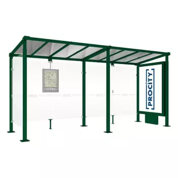 Wiata przystankowa Mediolan