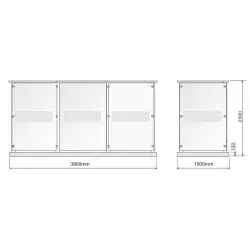 Wiata dla palących MODERN