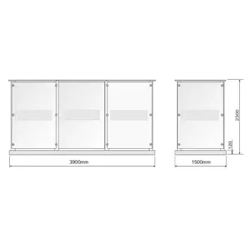 Wiata dla palących MODERN