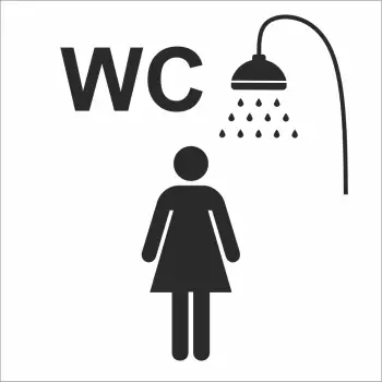 Piktogram "Prysznic Damski"