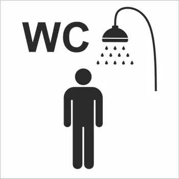 Piktogram prysznic męski