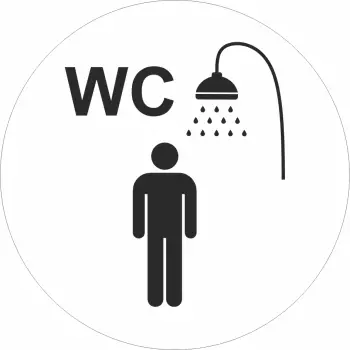 Piktogram prysznic męski
