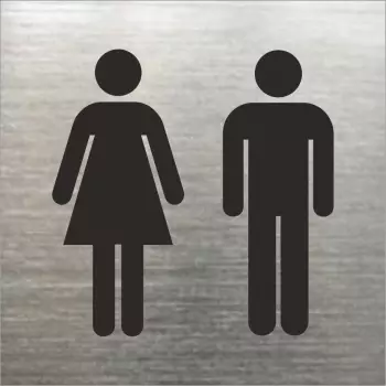 Piktogram toaleta koedukacyjna