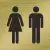 Piktogram toaleta koedukacyjna