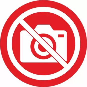 Piktogram Zakaz fotografowania
