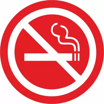 Piktogram zakaz palenia