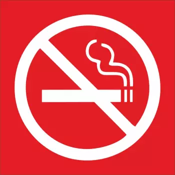 Piktogram zakaz palenia