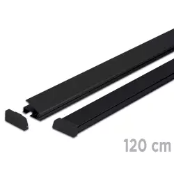 Listwy plakatowe Standard 120 cm - czarne