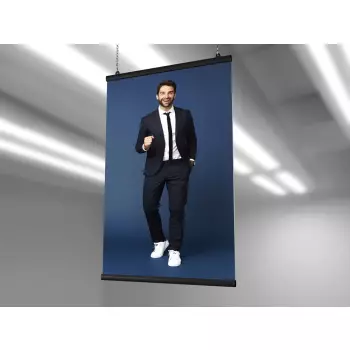 Listwy plakatowe Standard 150 cm - czarne