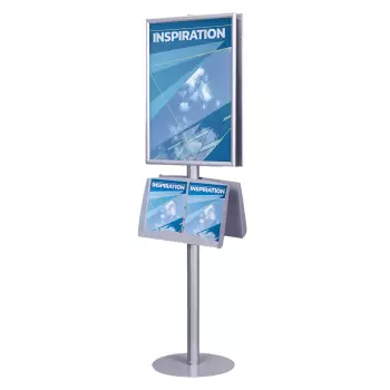 Dwustronny stojak na plakat i ulotki SPU009
