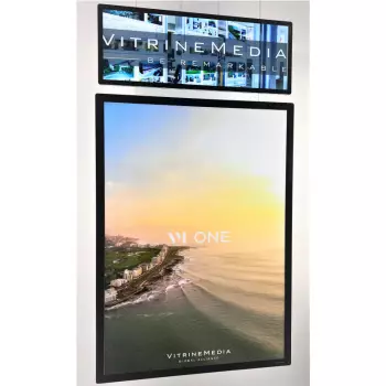 Ramka banner panoramiczny Vitrine Media TWO 2xA3