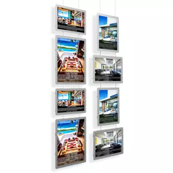 Zestaw podświetlanych systemów linkowych Vitrine Media