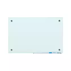 Szklana tablica suchościeralna mleczna