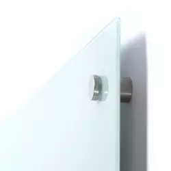 Szklana tablica suchościeralna mleczna