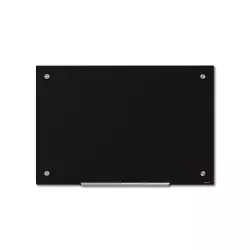 Szklana tablica suchościeralna czarna