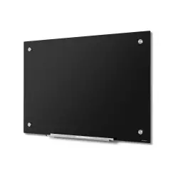 Szklana tablica suchościeralna czarna