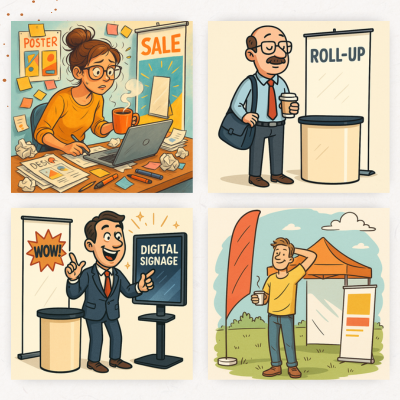 Nie tylko roll-up się liczy – poznaj styl działania skutecznych wystawców