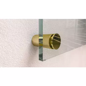 Dystans mosiężny złoty 19x19