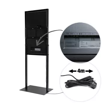 Totem multimedialny Sky Go z monitorem Samsung 43 cale