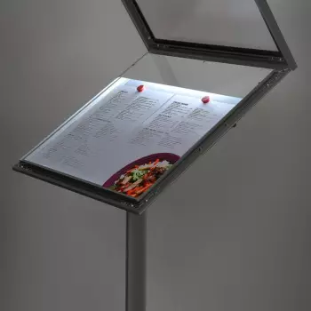 Stojak na menu zewnętrzny LED 2XA4