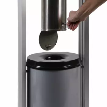 Popielniczka z blatem wolnostojąca