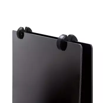 Potykacz reklamowy, kredowy Grab & Grip Czarny