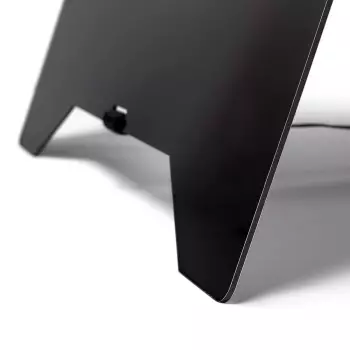 Potykacz reklamowy, kredowy Grab & Grip Czarny