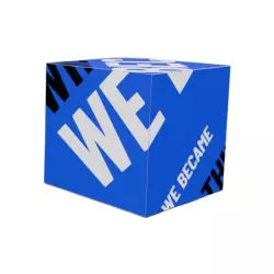 Podświetlana kostka reklamowa 50x50x50