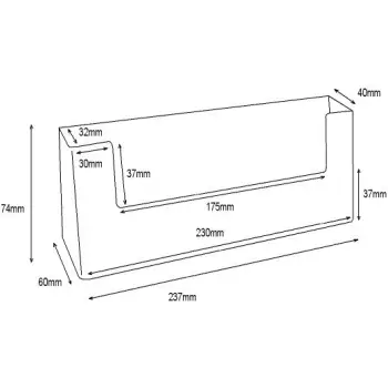 Stojak na biurko DL poziom