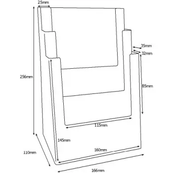 Stojak na biurko 3 x A5