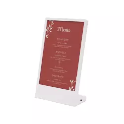 Stojak na menu typ L z podświetleniem LED A5