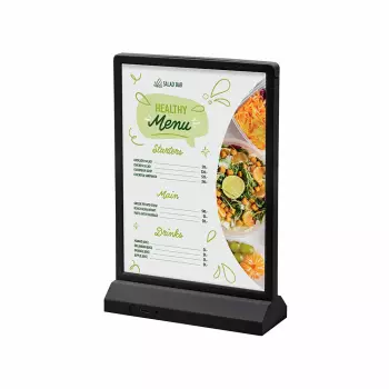 Stojak na menu typ T z podświetleniem LED
